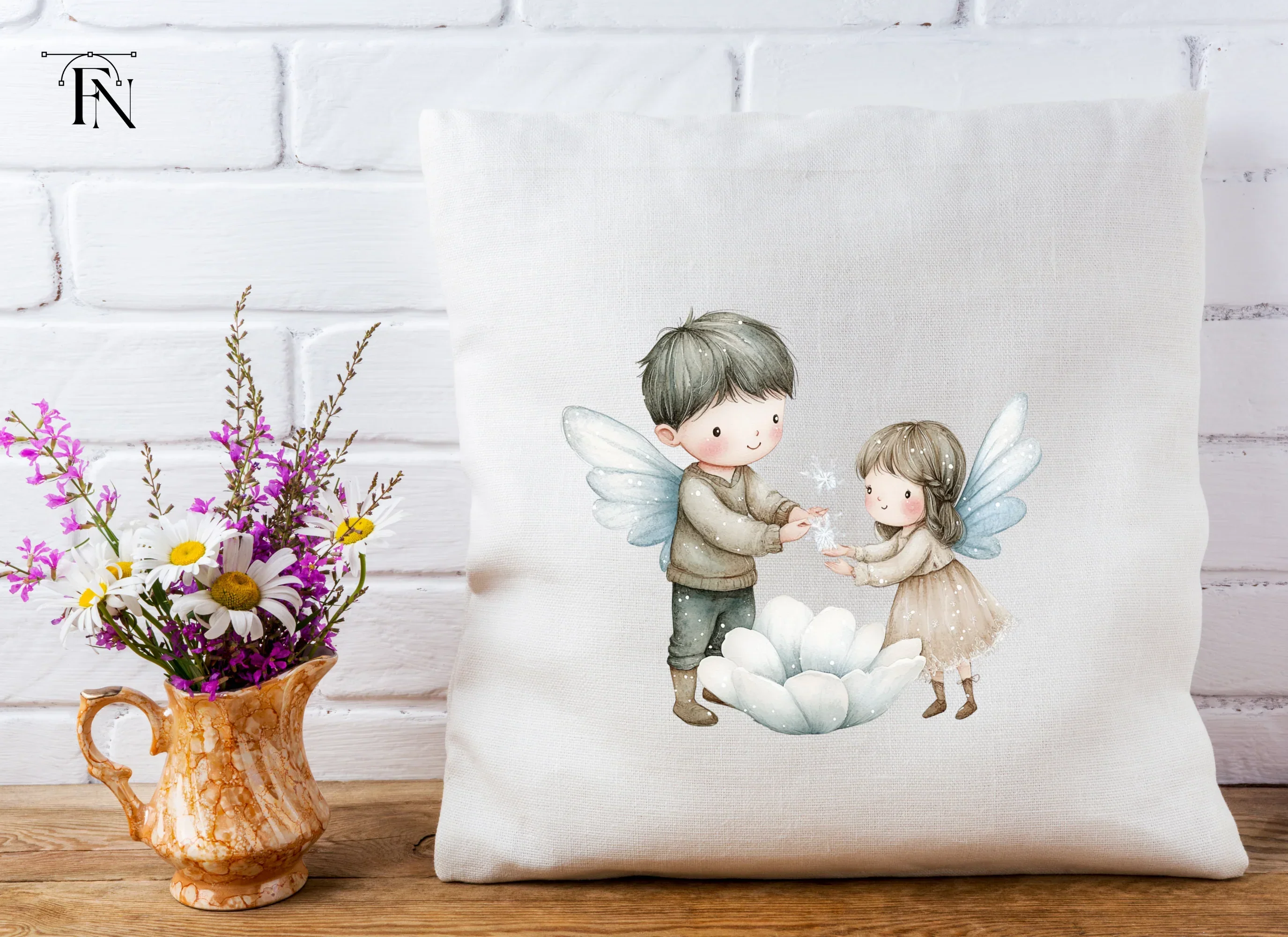 Winter Fairy Children Clipart Bundle - Image 5