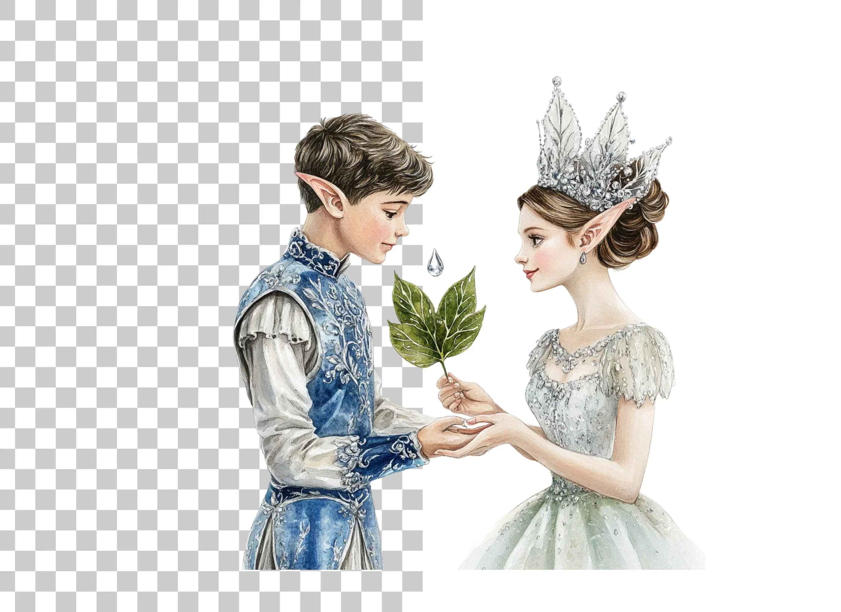 Winter Fairy Tale Clipart Bundle - Image 2