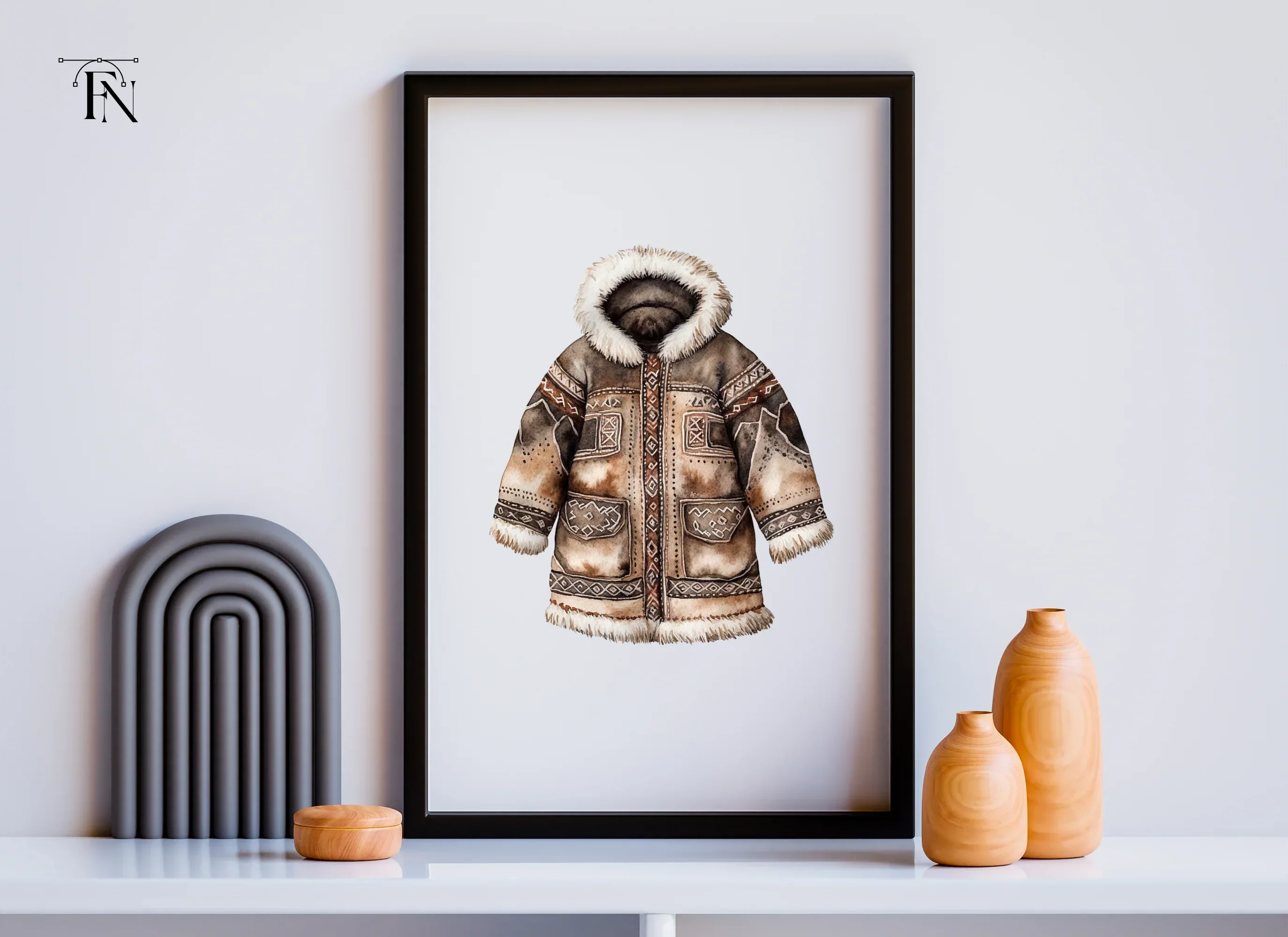Winter Parka Clipart Bundle - Image 6
