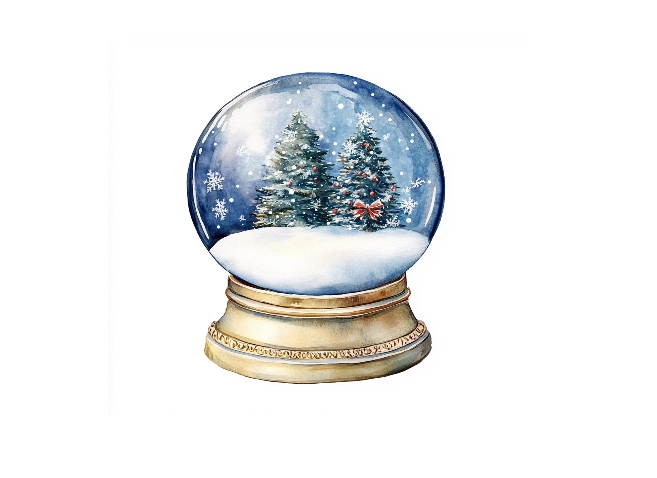 Winter Snow Globe Clipart Bundle - Image 3
