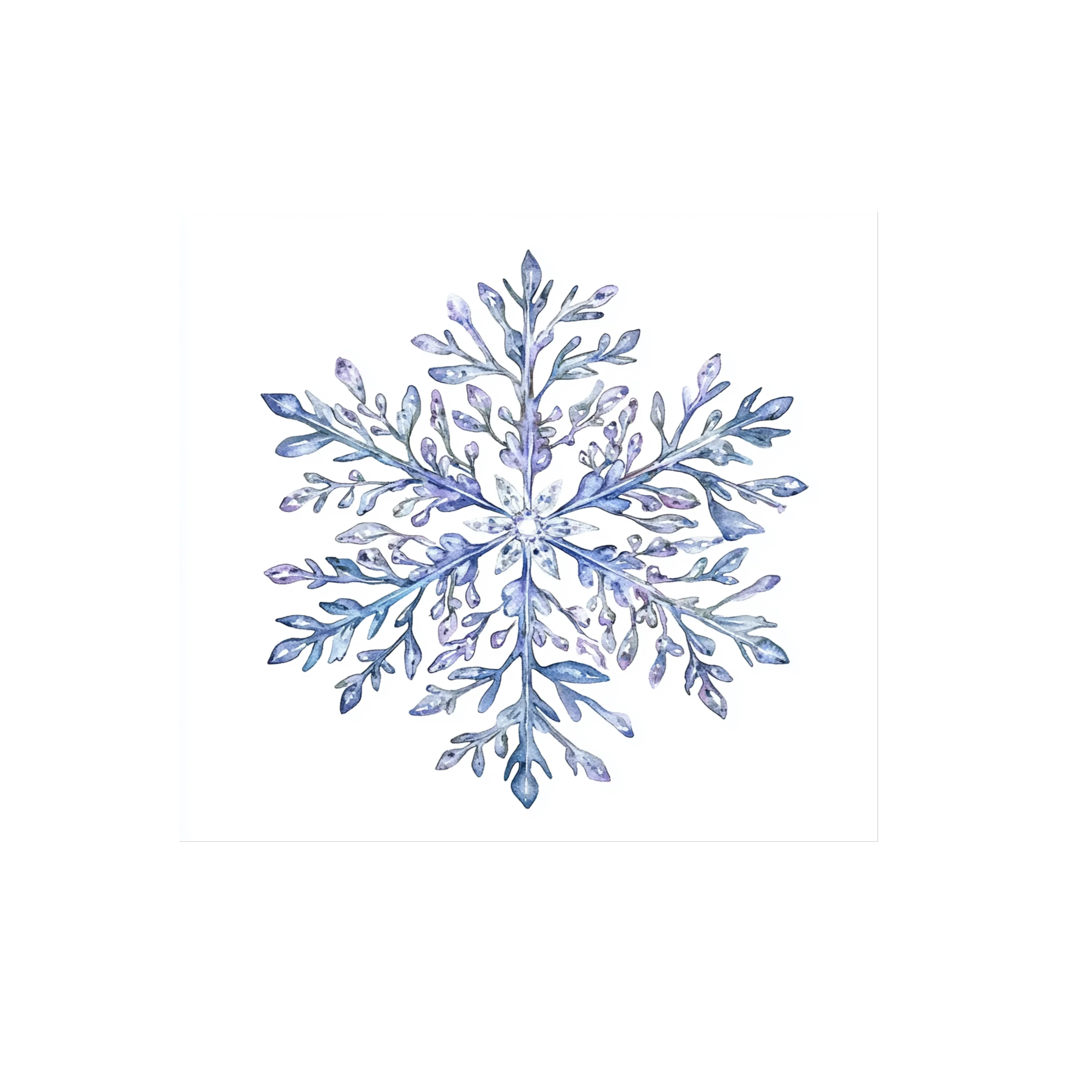 Winter Snowflake Clipart Bundle - Image 3