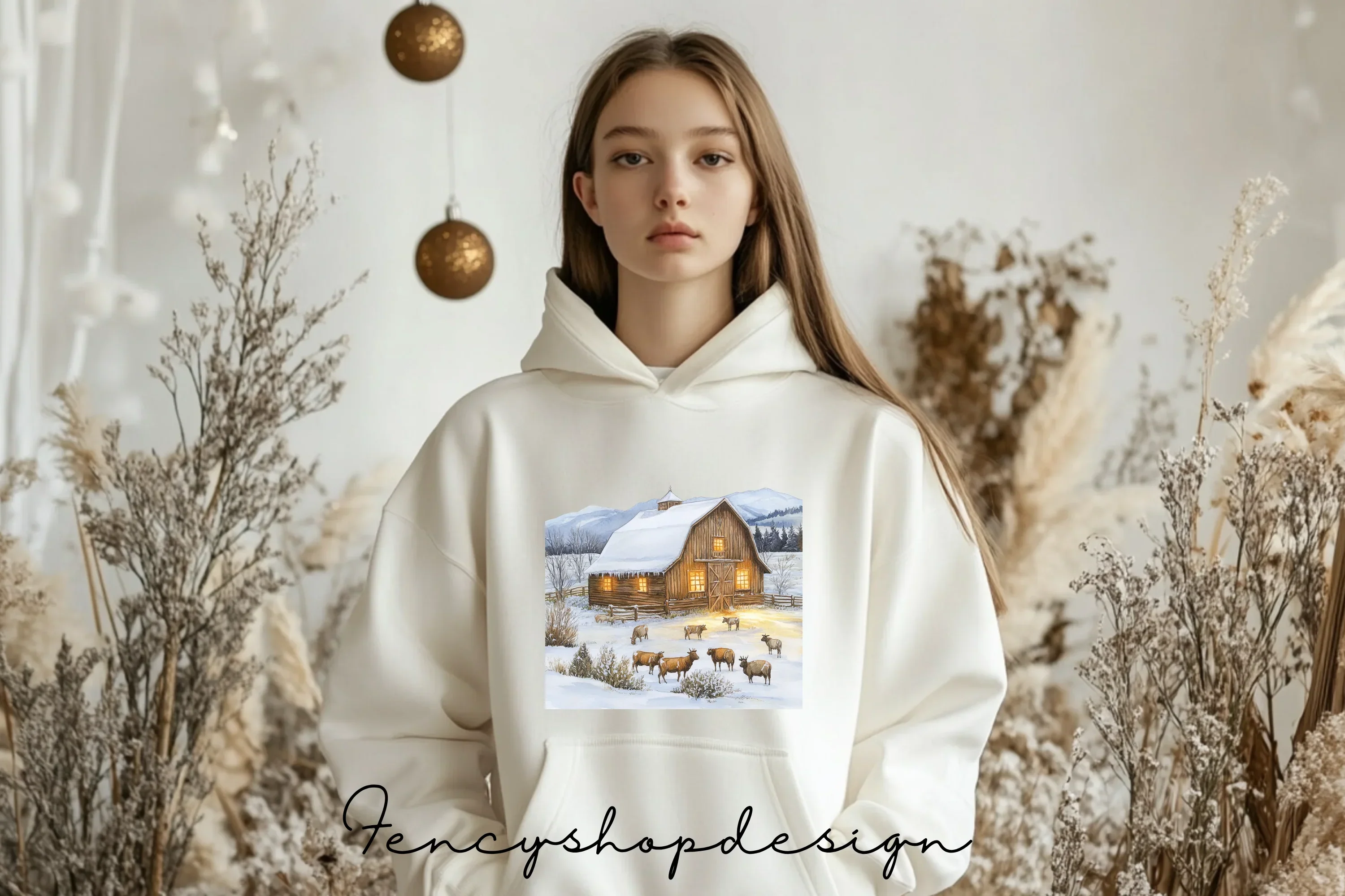 Winter Village Clipart Bundle - Image 4
