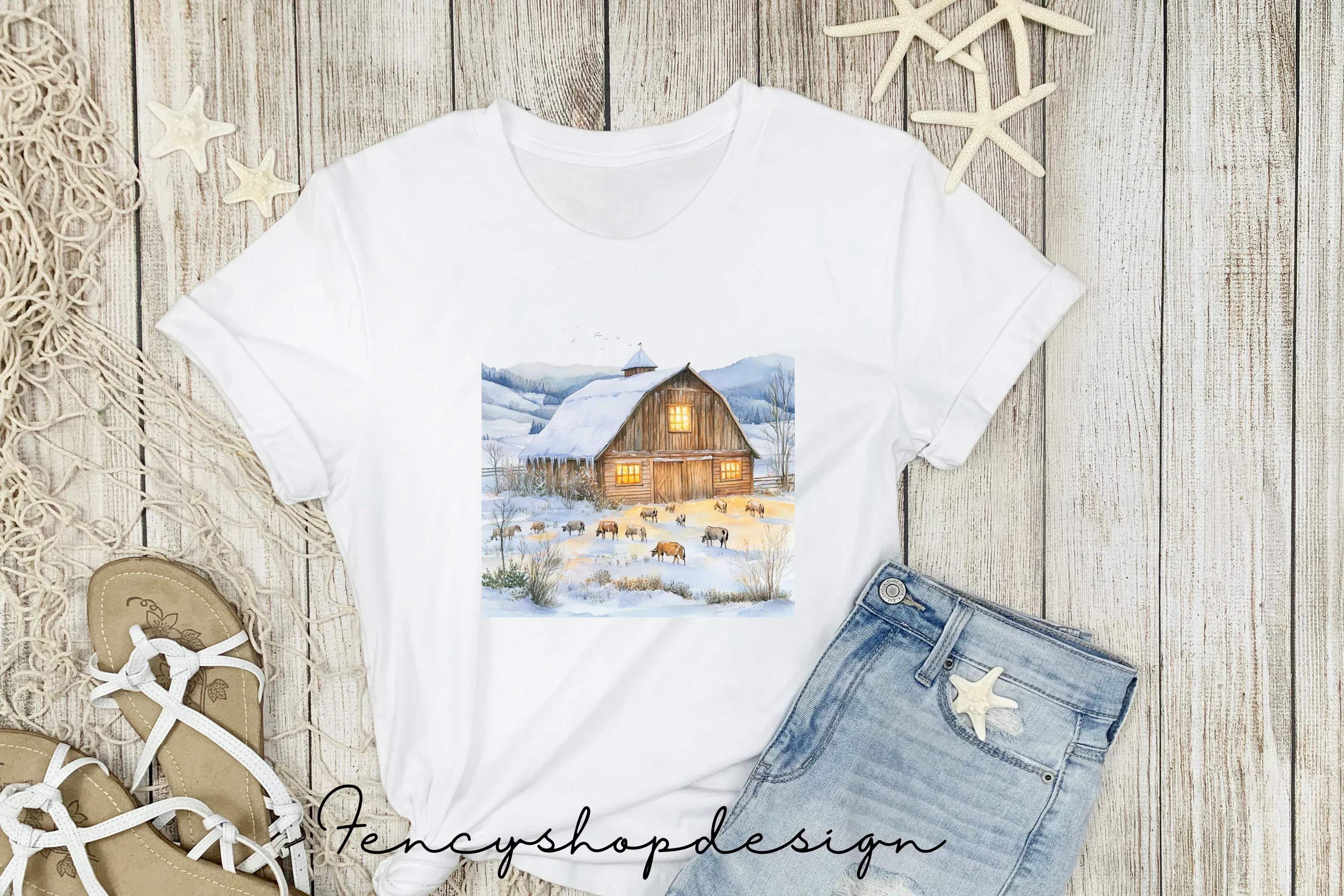 Winter Village Clipart Bundle - Image 5