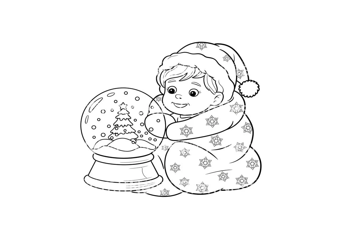 Winter Wonderland Fun Coloring Books - Image 2