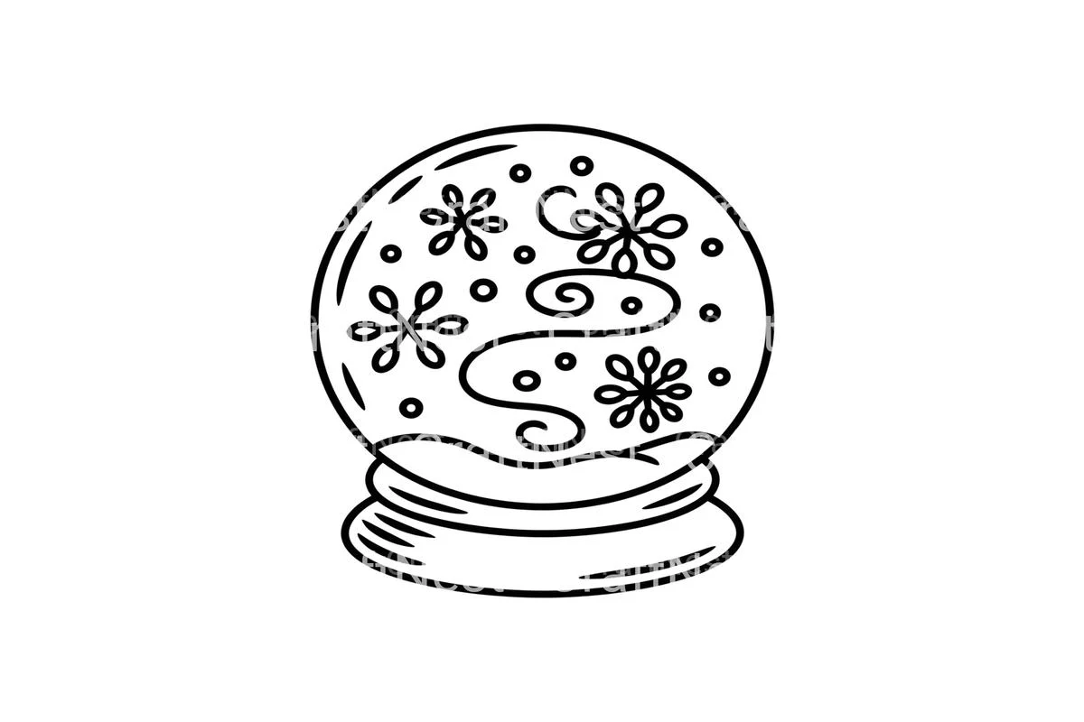 Winter Wonderland Snow Globe Coloring Books - Image 3