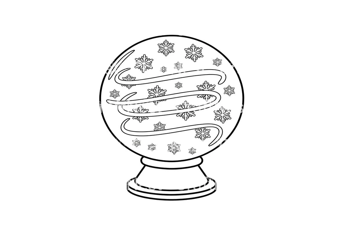 Winter Wonderland Snow Globe Coloring Books - Image 4