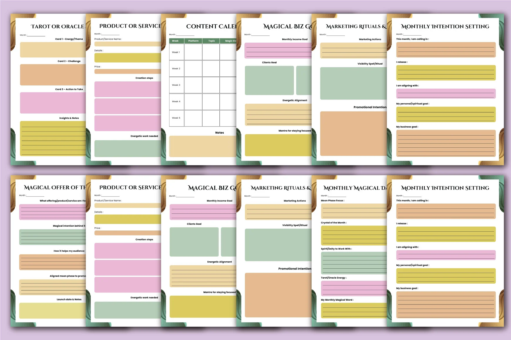 Witchcraft Business Mega Planner - Image 3