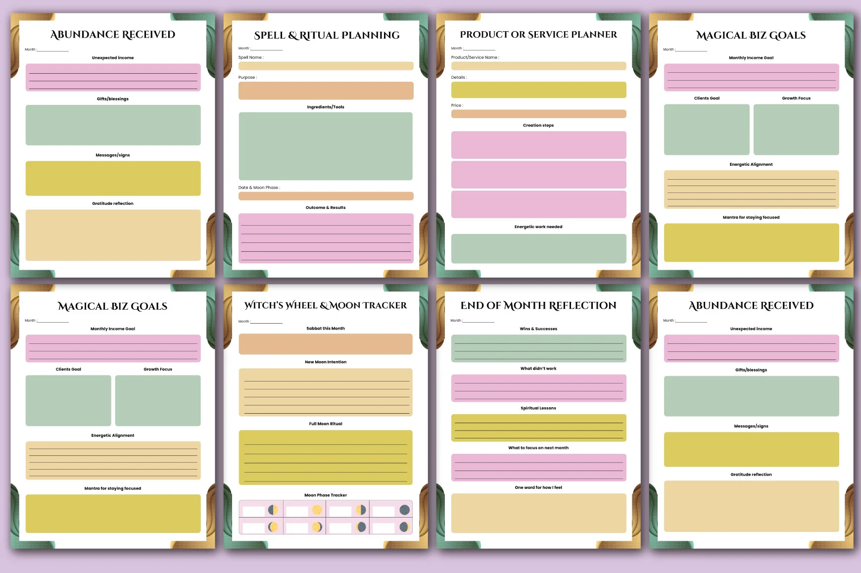 Witchcraft Business Mega Planner - Image 6