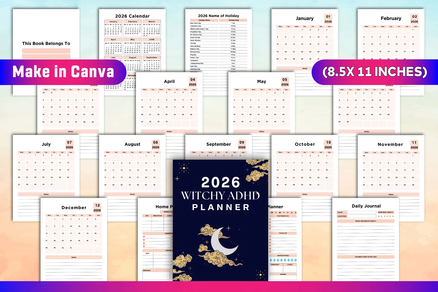 Witchy ADHD Planner - Image 2