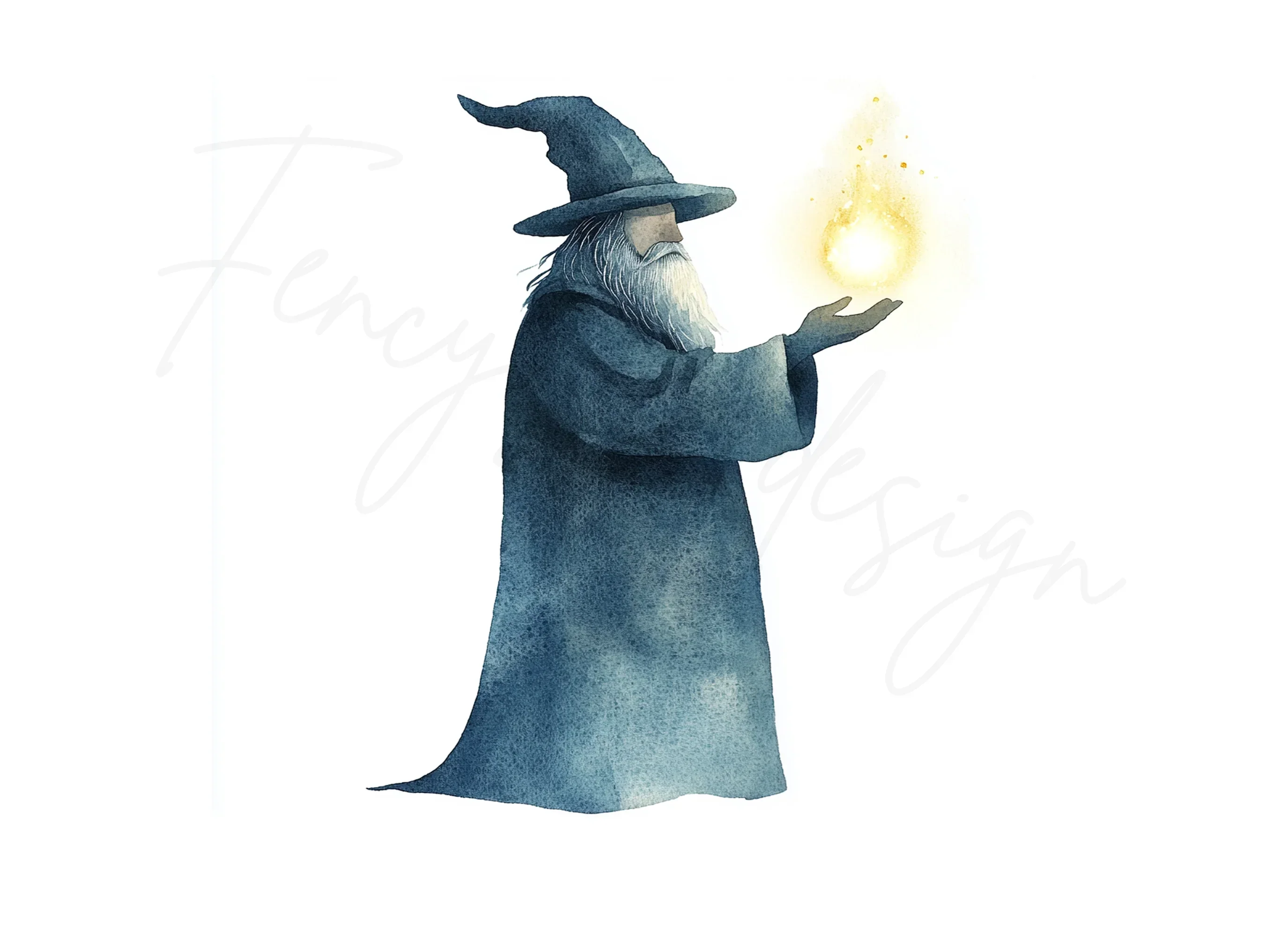 Wizard with Magic Orb Clipart Bundle - Image 3