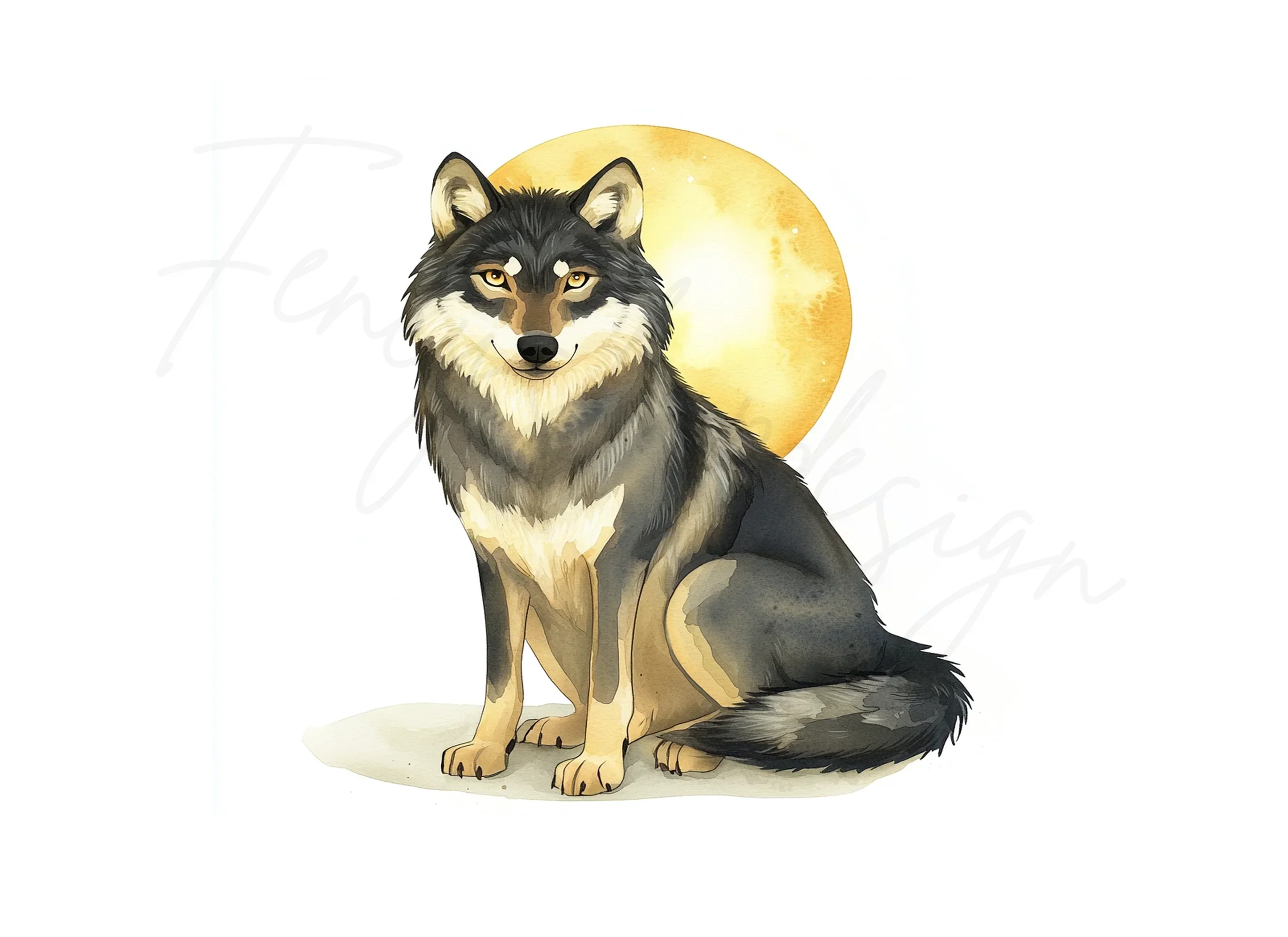 Wolf Clipart Bundle - Image 3
