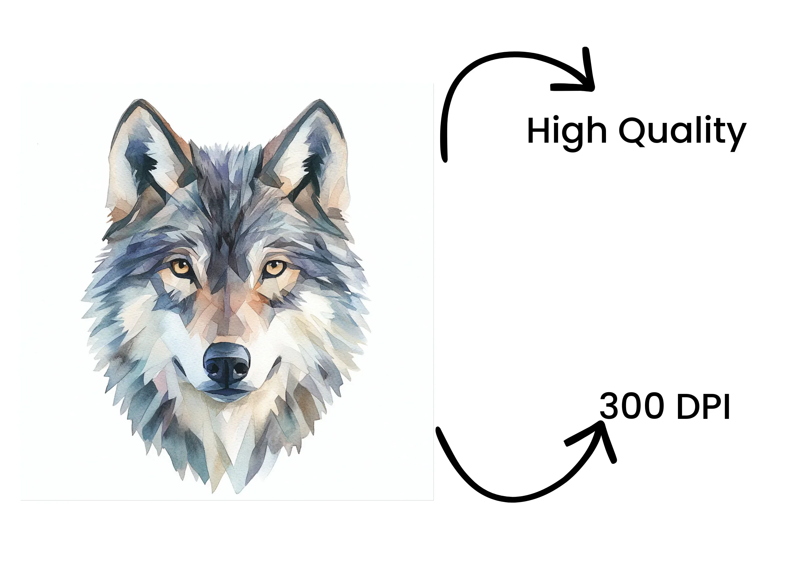 Wolf Head Clipart Bundle - Image 4
