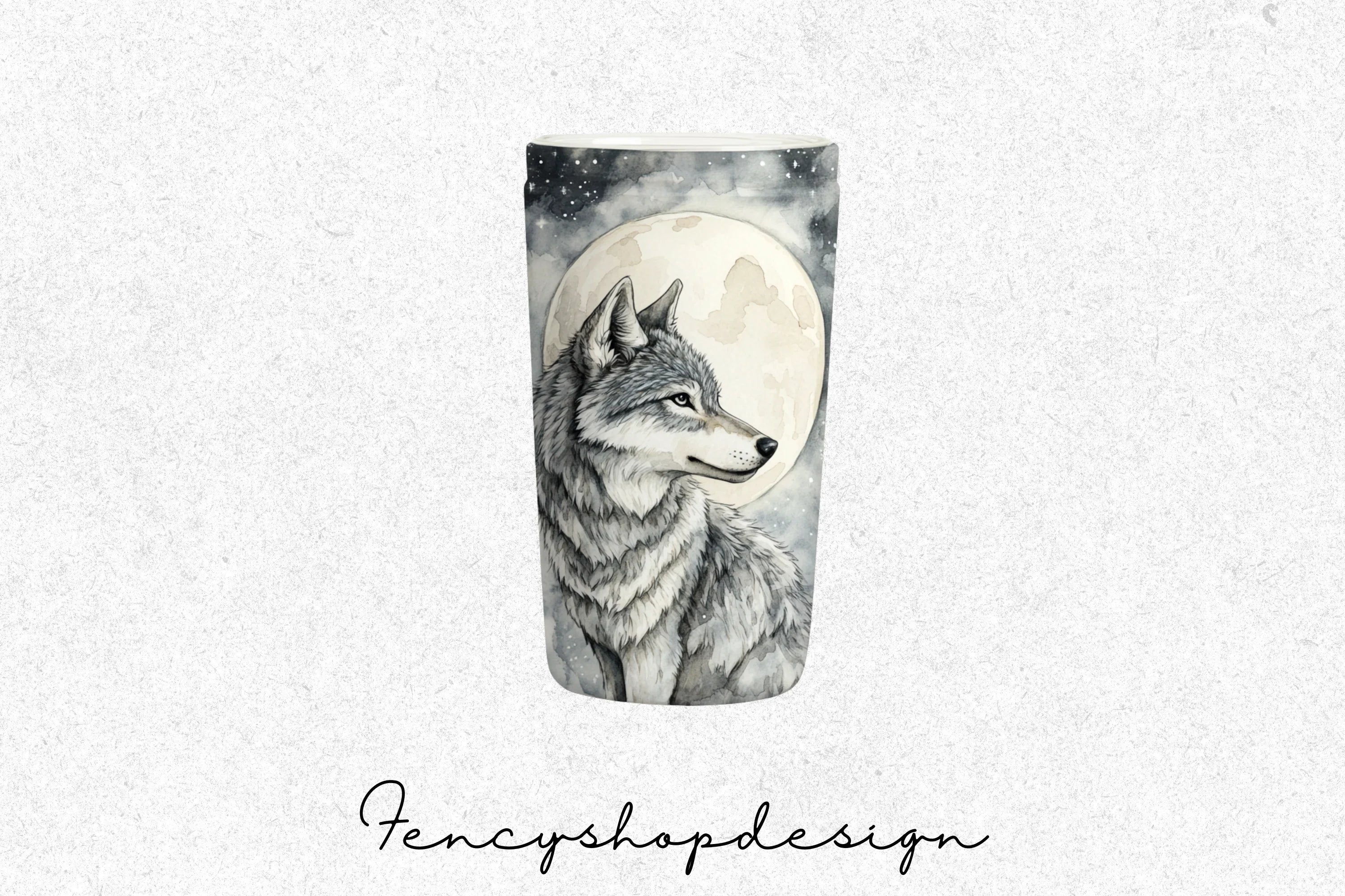 Wolf Tumbler Clipart Bundle - Image 6