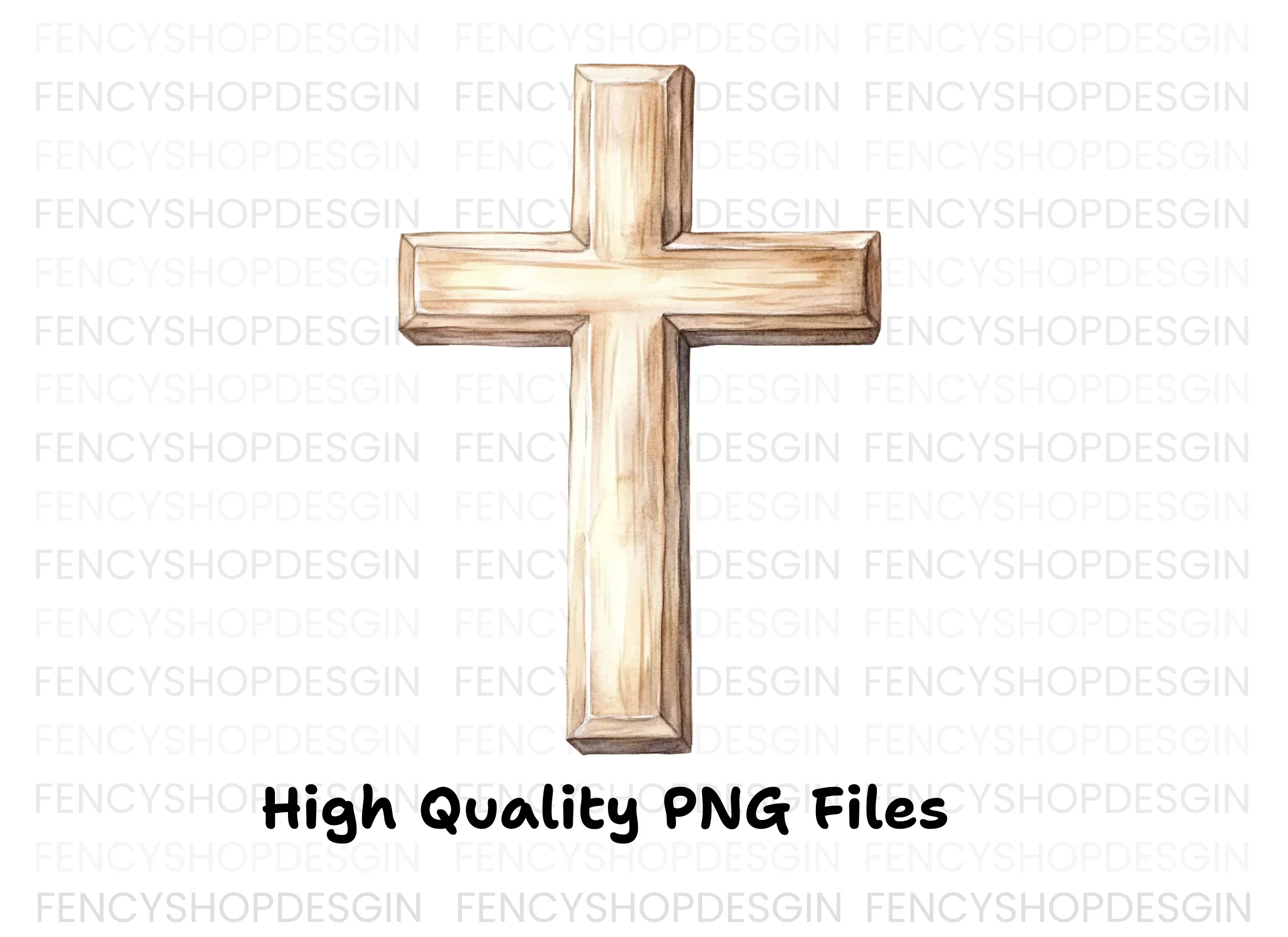 Wooden Cross Clipart Bundle - Image 3