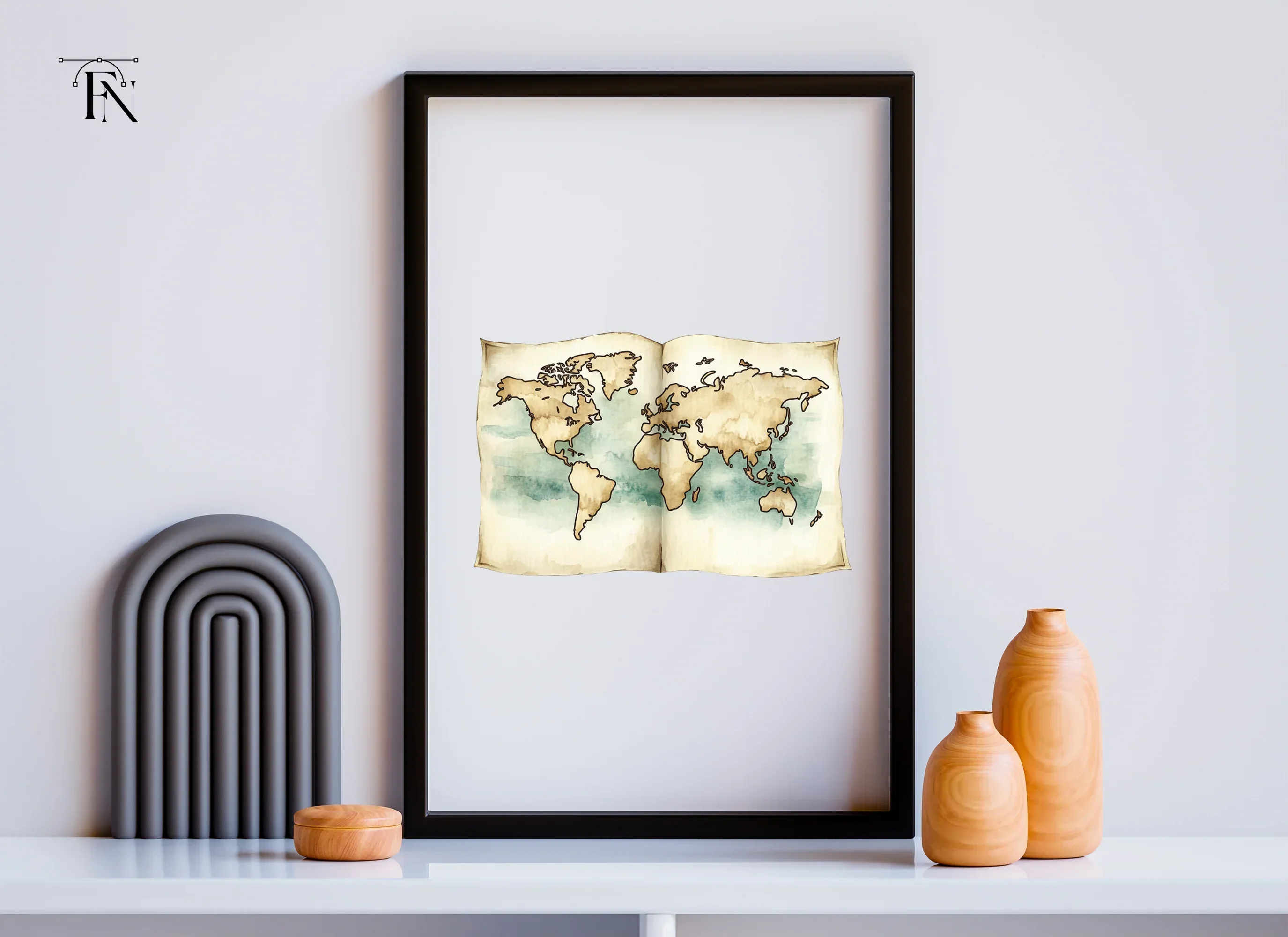 World Map Clipart Bundle - Image 3