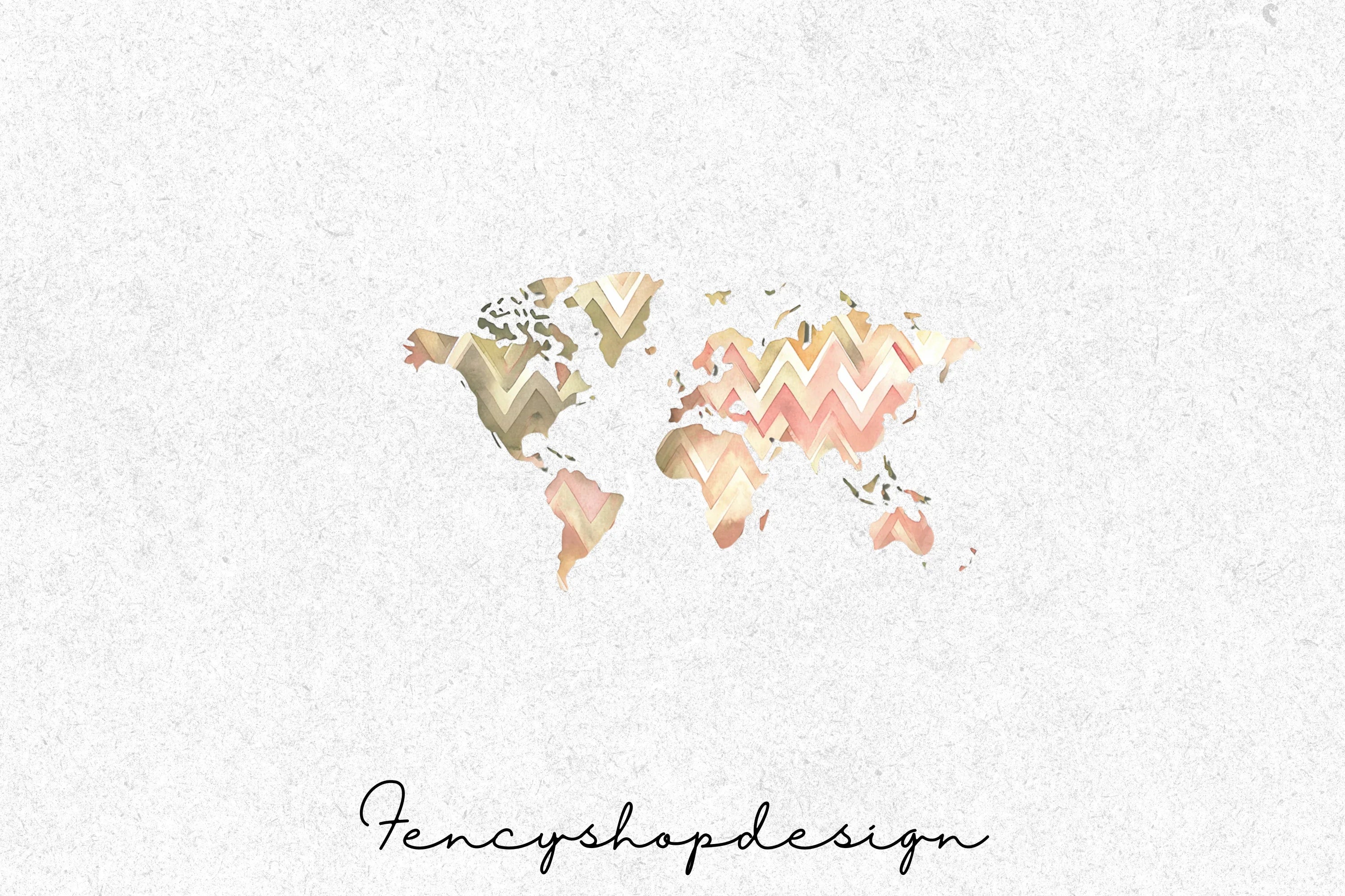 World Map Clipart Bundle - Image 3