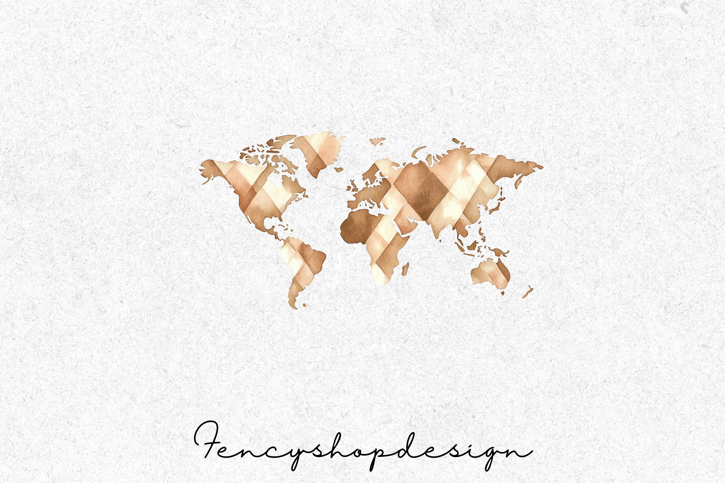 World Map Clipart Bundle - Image 4