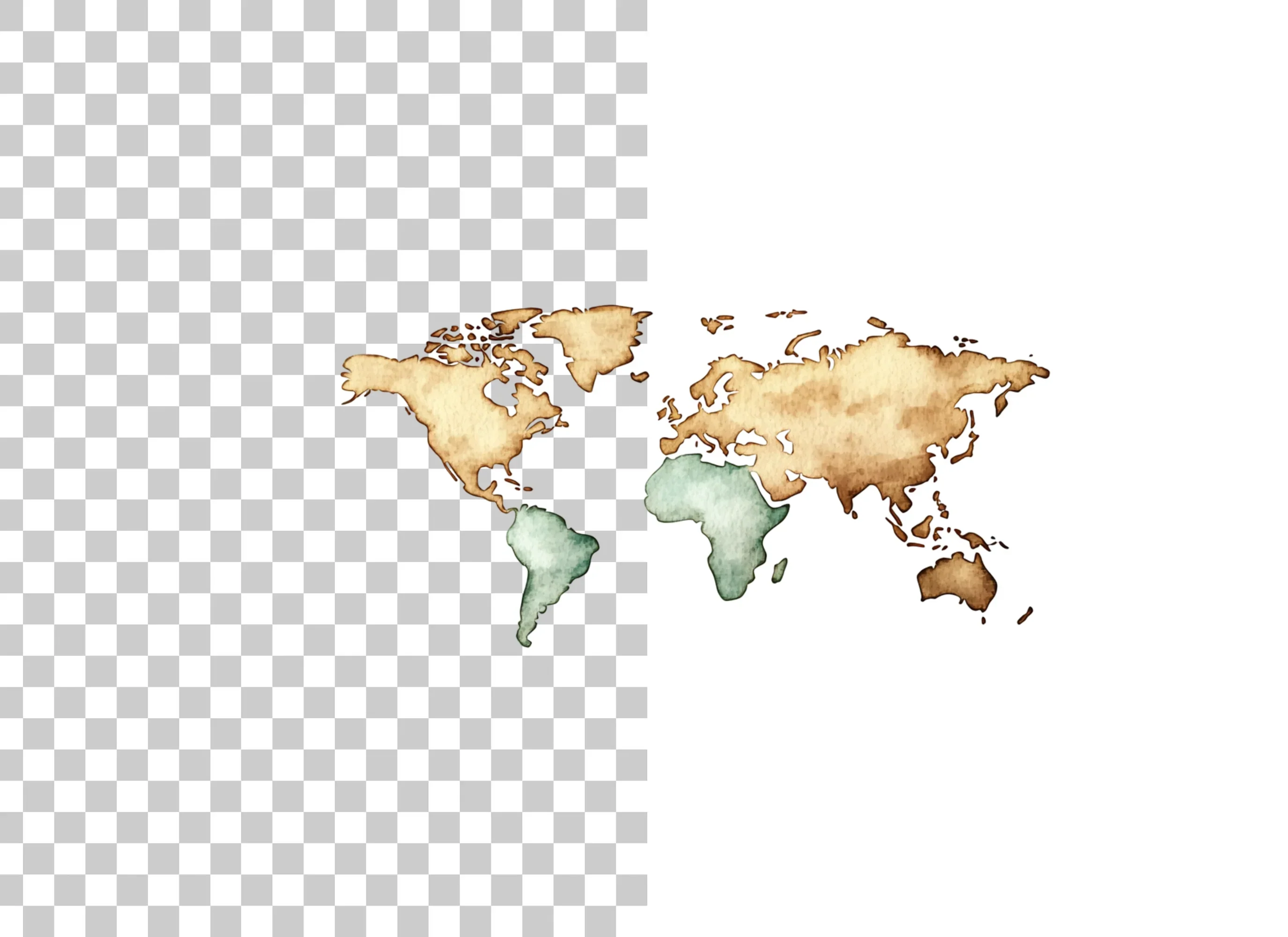 World Map Clipart Bundle - Image 2