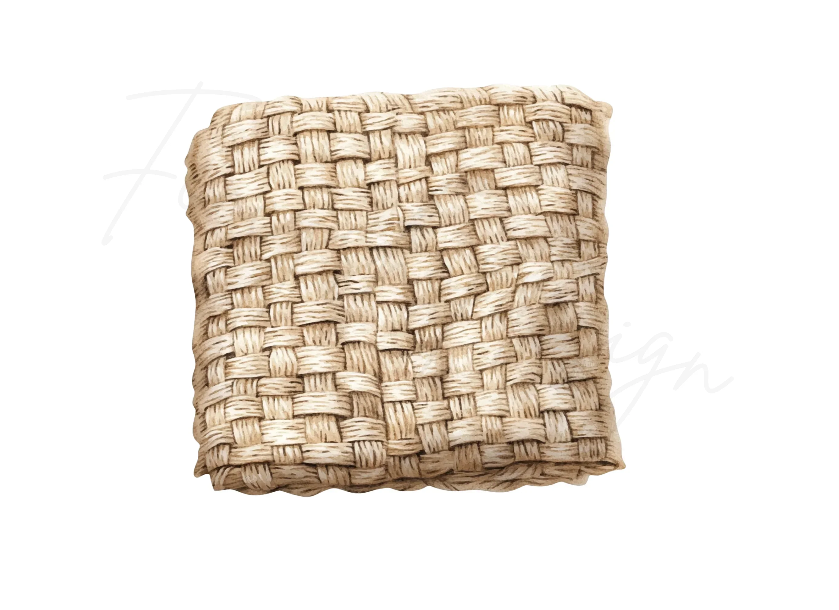 Woven Burlap Texture Clipart Bundle - Image 3