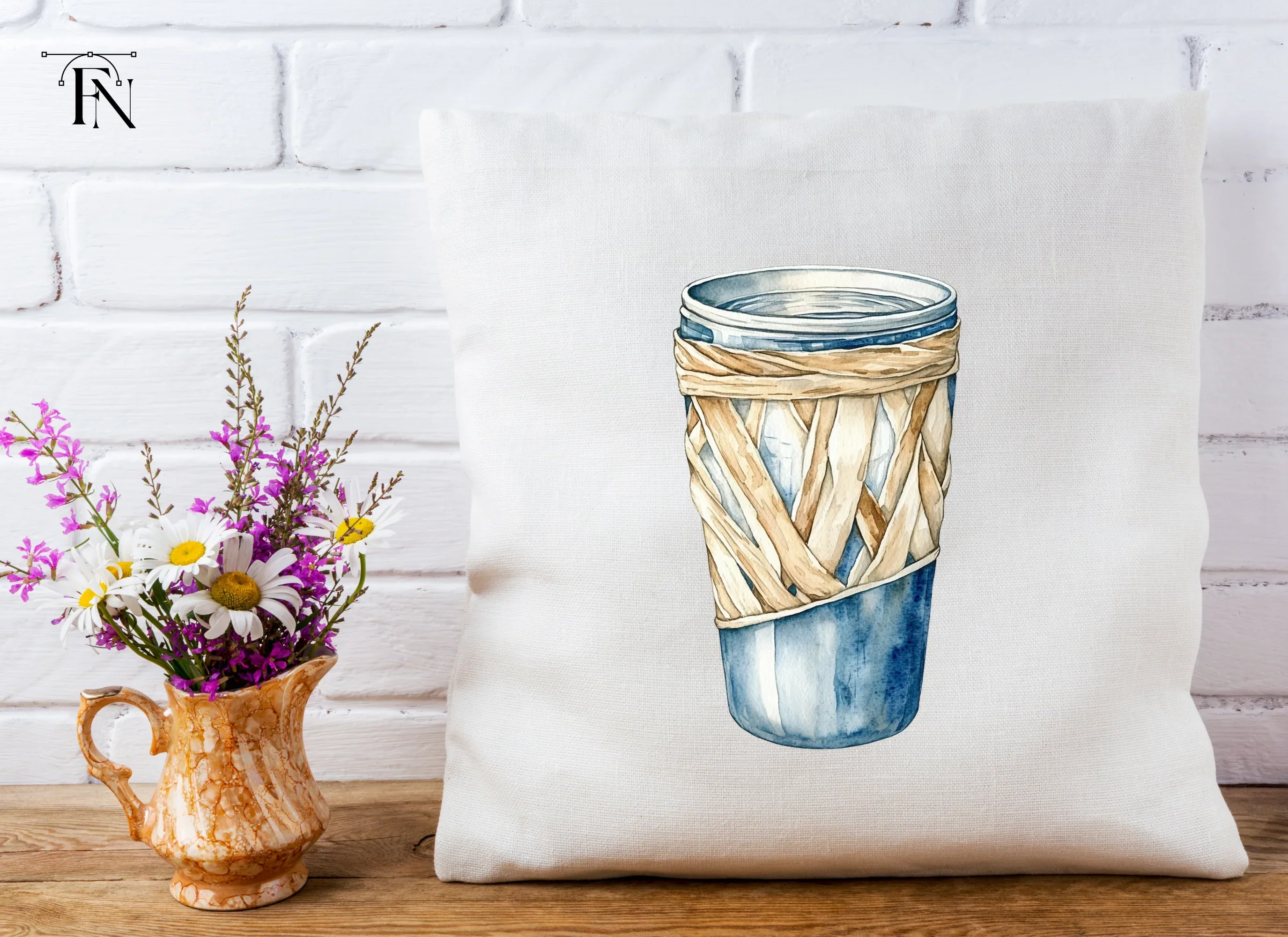 Woven Glass Tumblers Clipart Bundle - Image 4