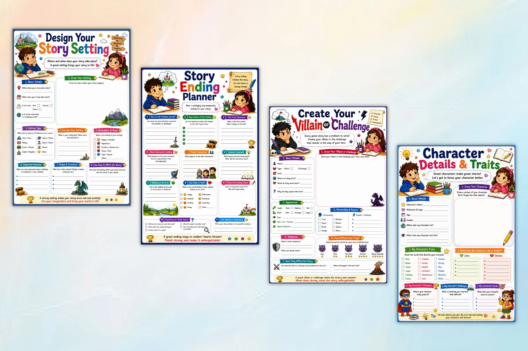 Write Your Own Storybook For Kids Workbook - Image 3
