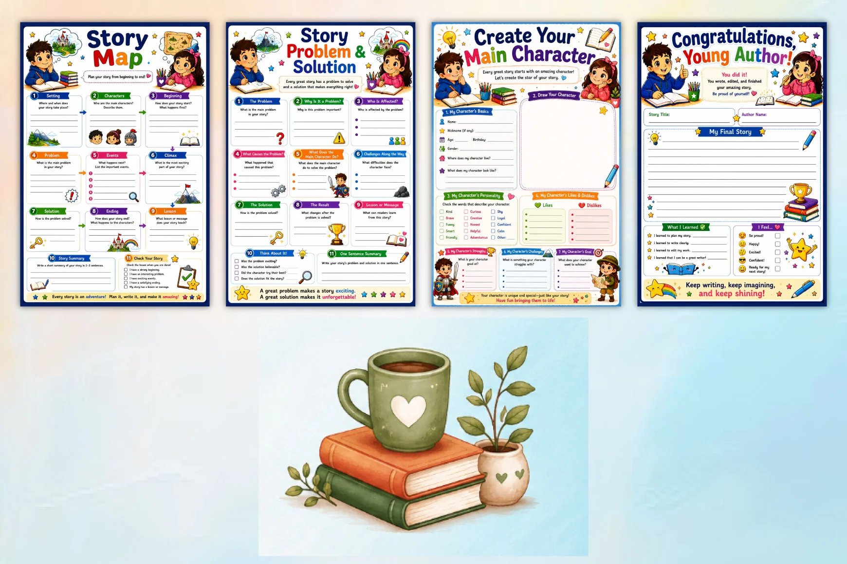 Write Your Own Storybook For Kids Workbook - Image 4