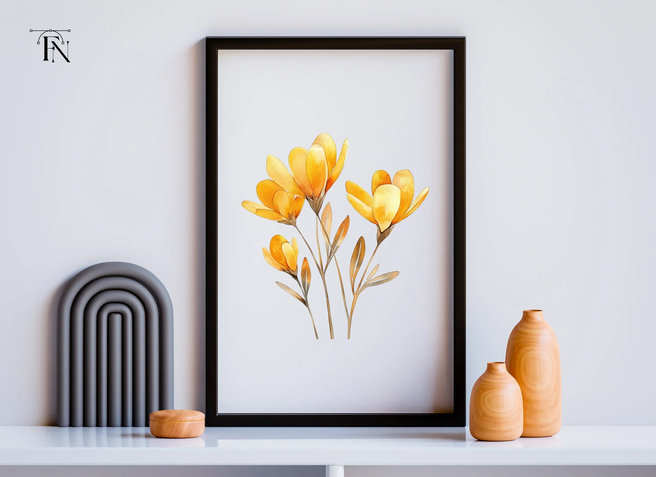 Yellow Flower Clipart Bundle - Image 5