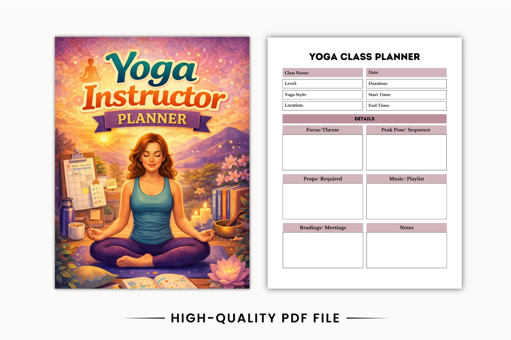 Yoga Instructor Planner - Image 2