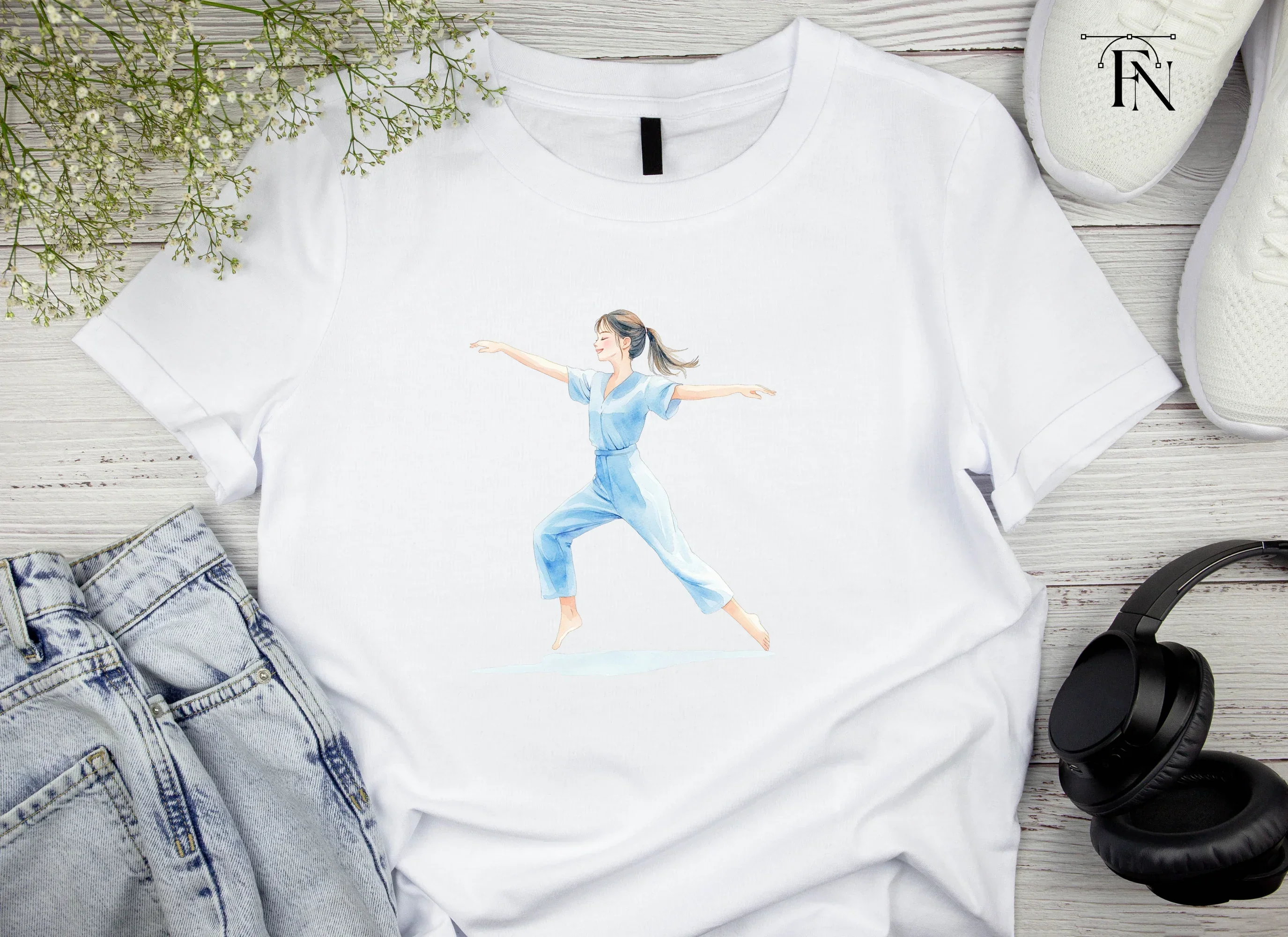 Yoga Pose Woman Clipart Bundle - Image 4
