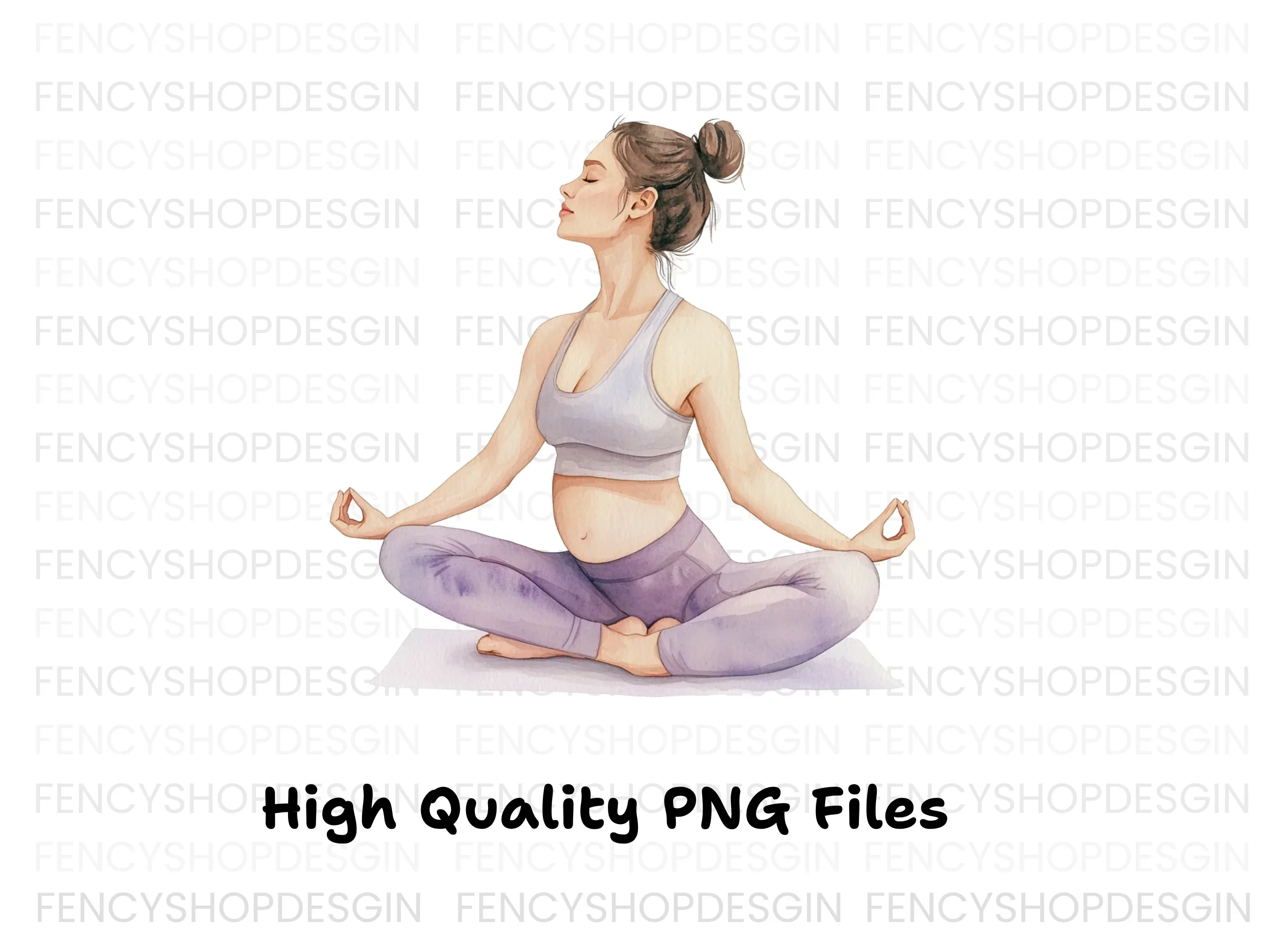 Yoga Poses Clipart Bundle - Image 3