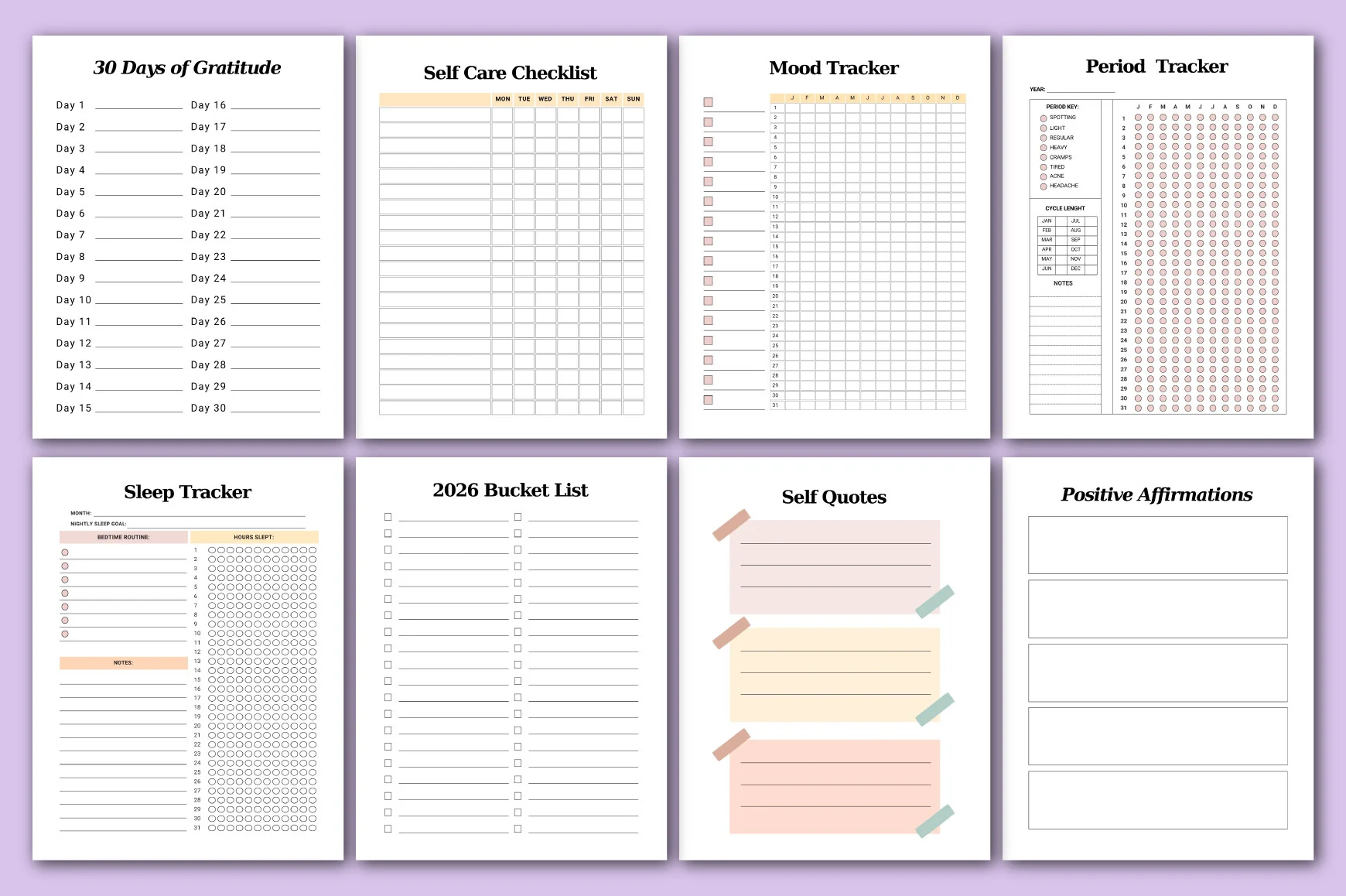 Your Self Care Companion Planner - Image 4