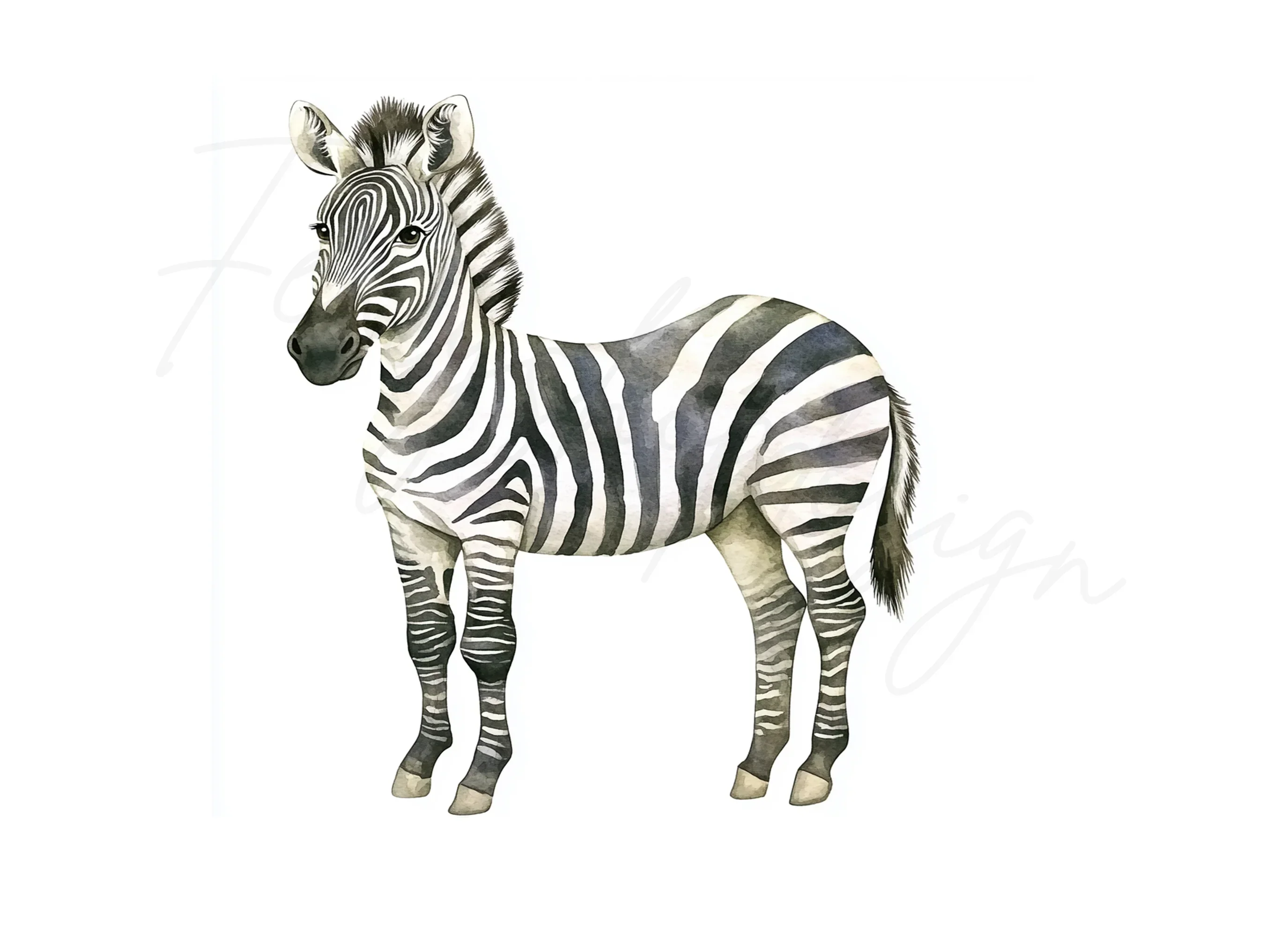 Zebra Illustration Clipart Bundle - Image 3