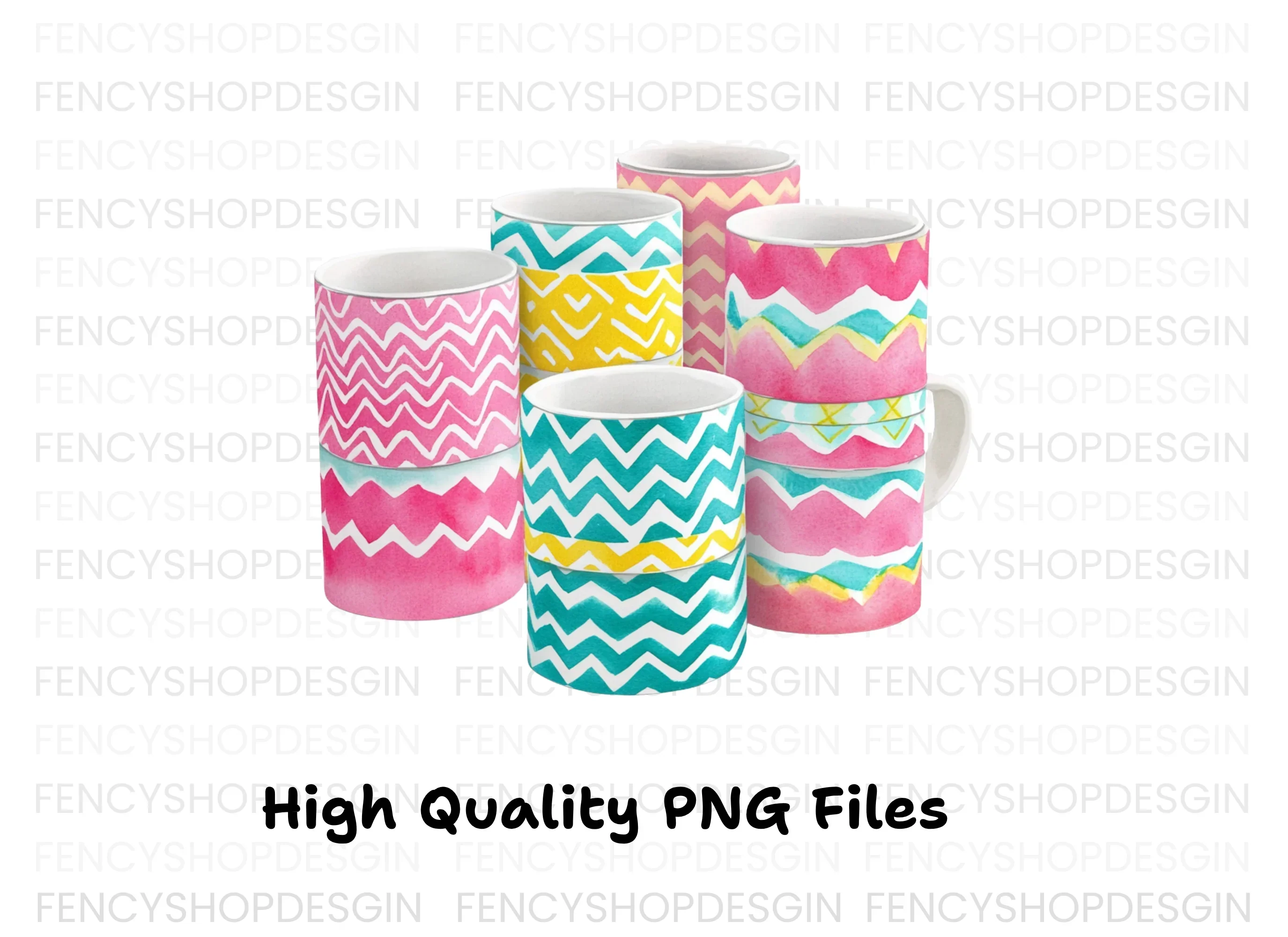 Zigzag Pattern Clipart Bundle - Image 2